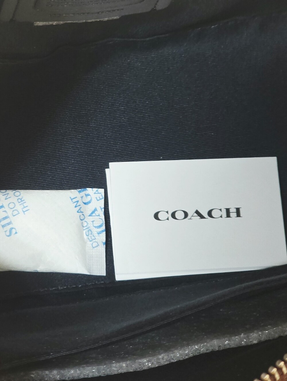 Coach RARE Rowan Colorblock Satchel Crossbody Purse Midnight Blue Chalk Bag - Picture 16 of 16